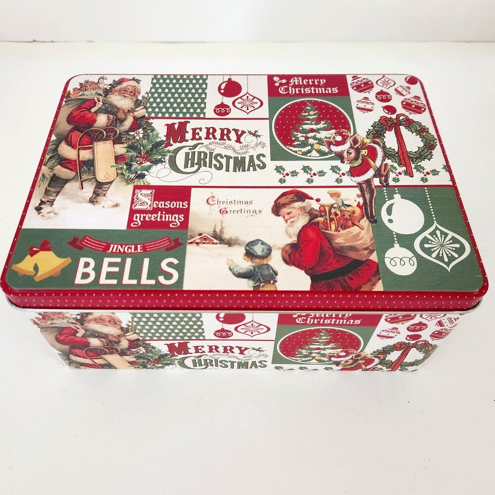 Christmas Cookie Tin Gift Tin
